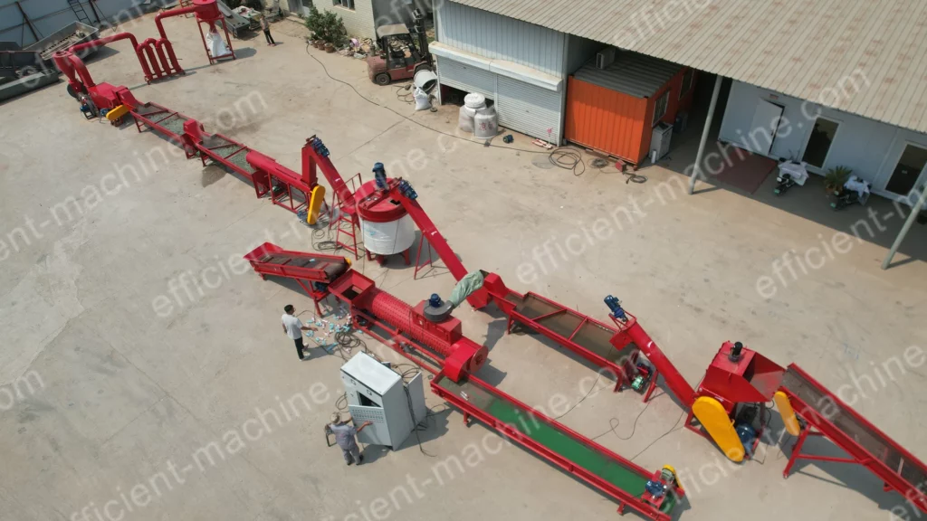 PET hot washing granulator line