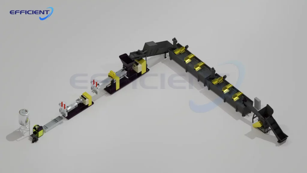 PP PE plastic film recycling line (1)