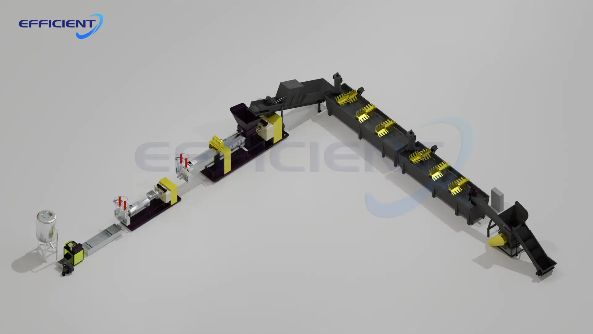 PP PE plastic film recycling line (1)