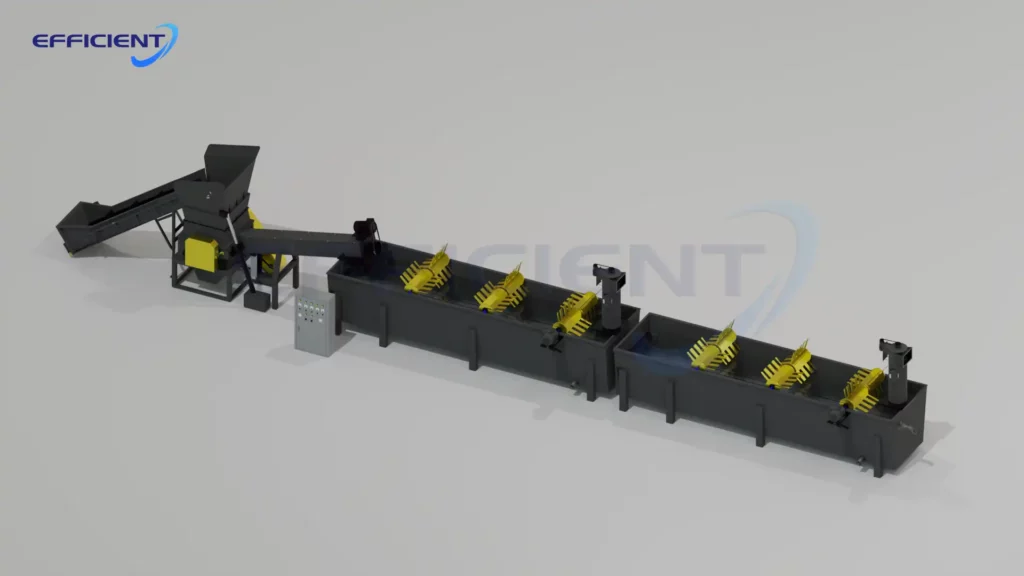 PP PE plastic film recycling line (2)