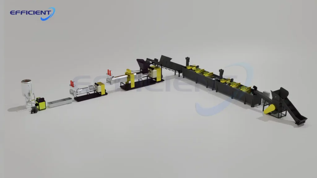 PP PE plastic film recycling line (4)