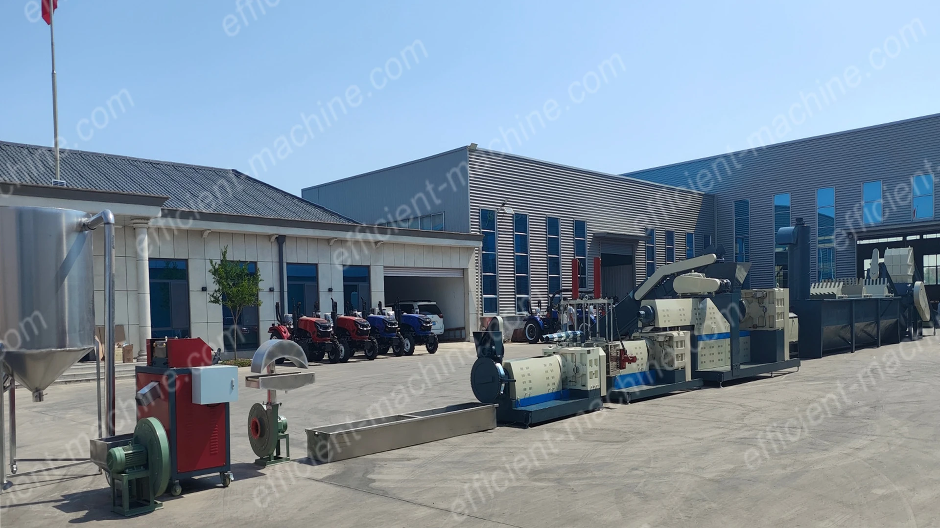 plastic flim recycling pelletizing line