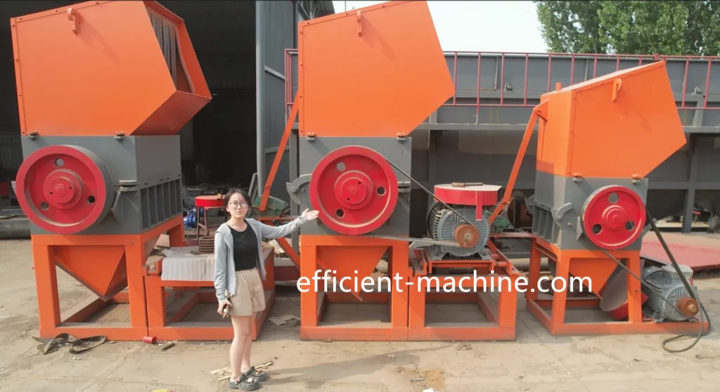 Machine d'écrasement du plastique