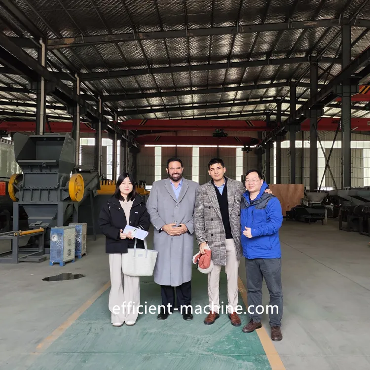 plastic recycling machine customer successful cooperation case