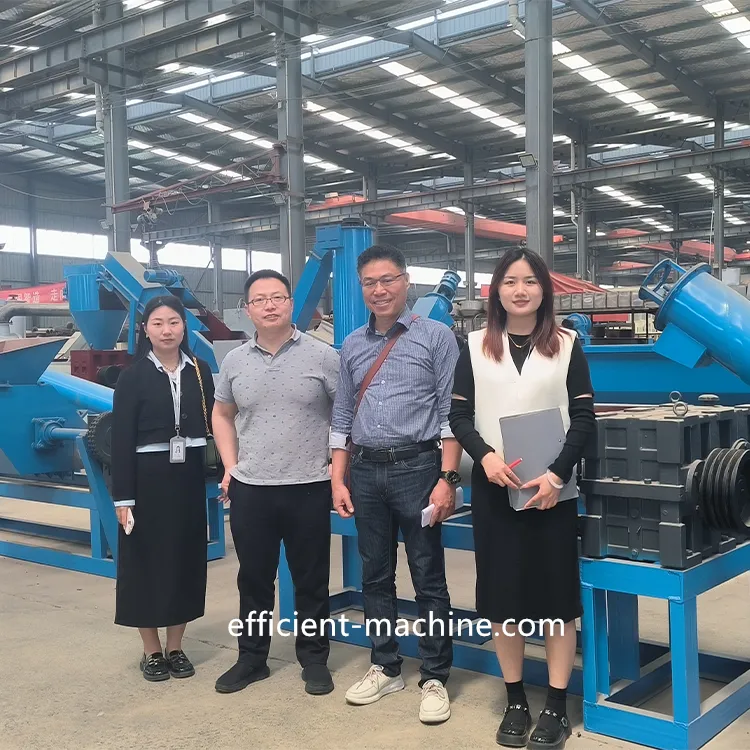 plastic recycling machine customer successful cooperation case