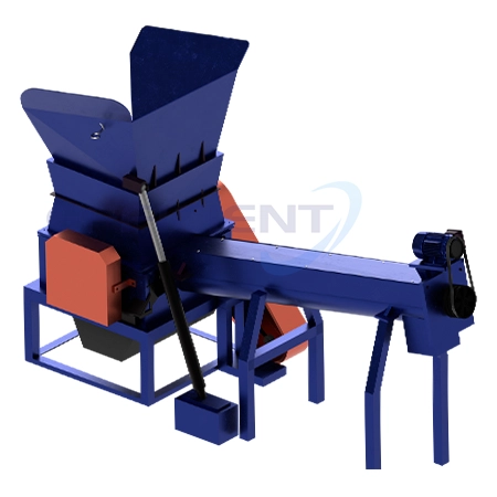 Plastic Crusher and Screw Conveyor